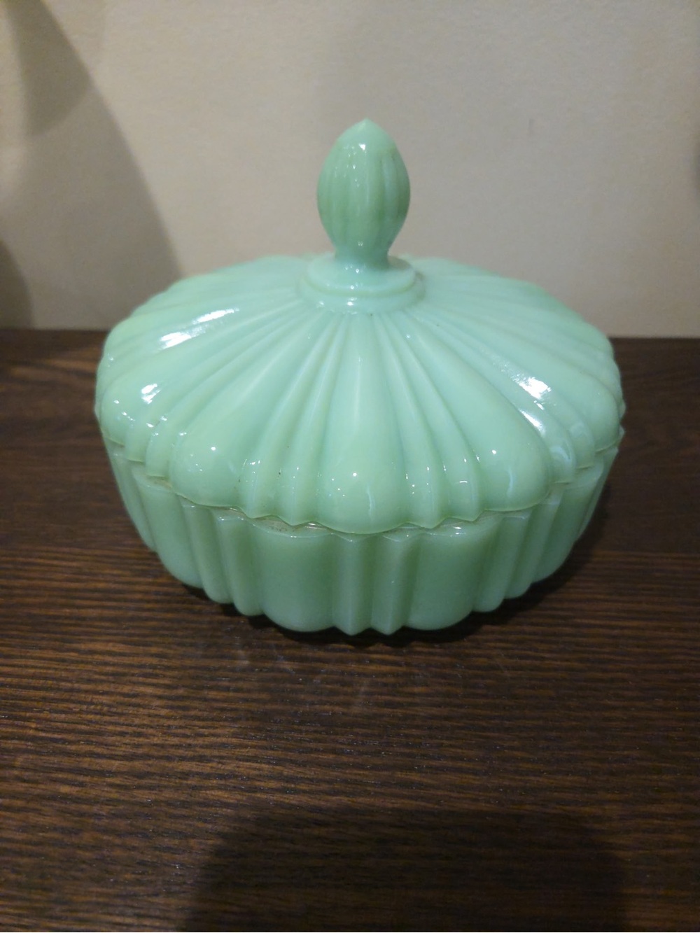 Fire king Jadeite candy dish